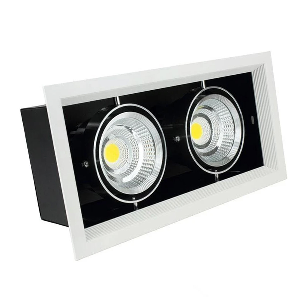 BrightLux-LED Grille Downlights – Double